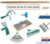 Besenstiel Holzstiel Rechenstiel Ger�testiel Stiel 110 cm 28 mm